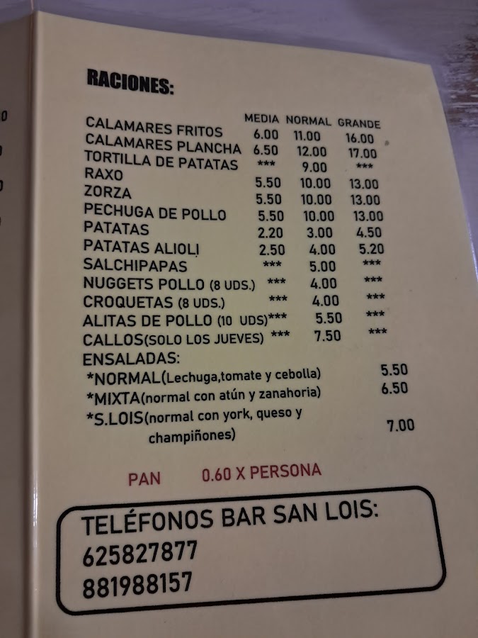 Bar San Lois